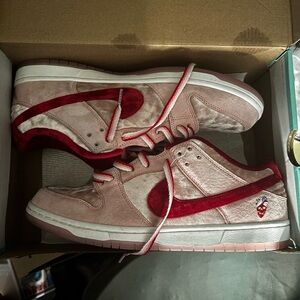 Nike Pink and Red Sneakers
